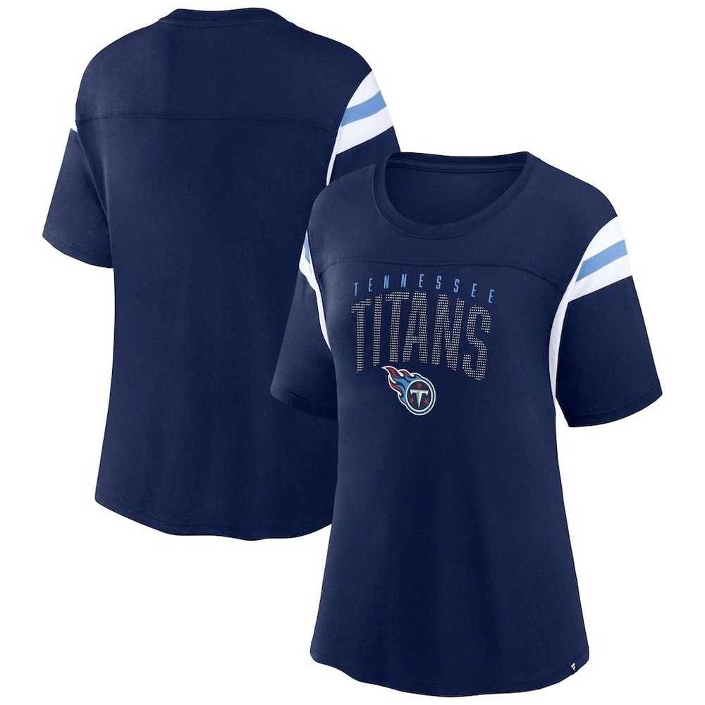 Fanatics Plus Size Women's Navy Tennessee Titans NFL Football T Shirt 3XL‎ NWT